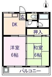 伊井マンションの物件間取画像